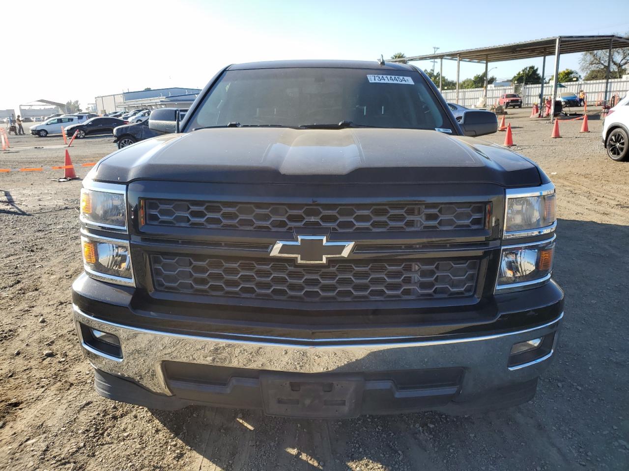 2014 Chevrolet Silverado VIN 1GCRCREC8EZ348637 Copart auction photo, rear end damage thumbnail 5