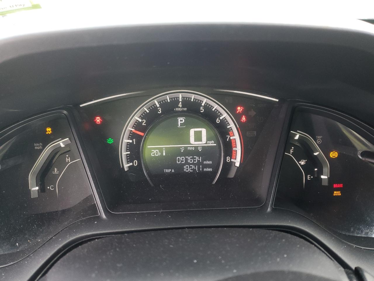 2016 Honda Civic VIN 2HGFC2F55GH539513 Copart auction photo, front end damage thumbnail 9