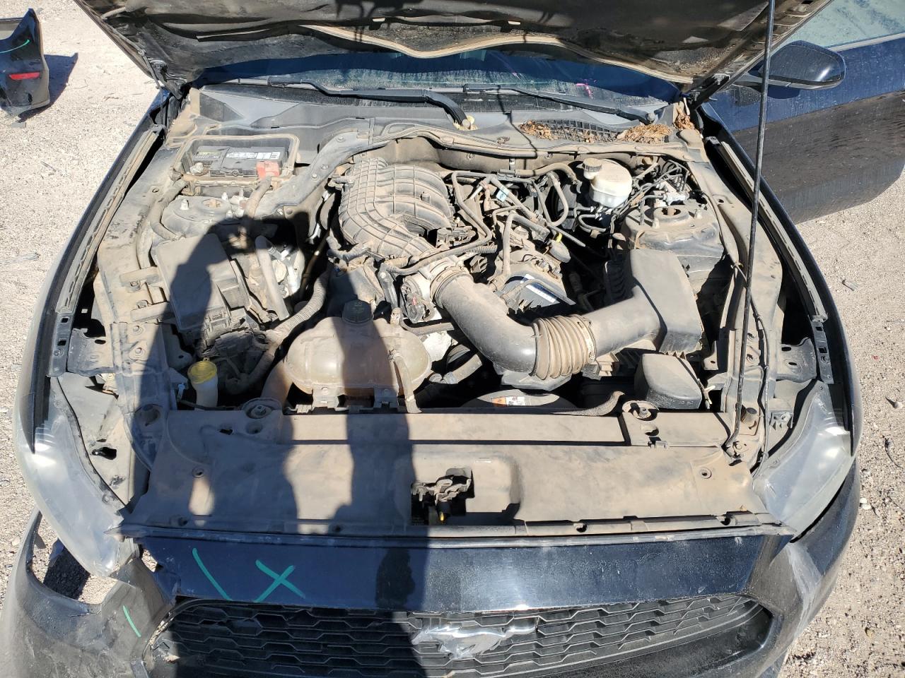 2015 Ford Mustang VIN 1FA6P8AM5F5370058 Copart auction photo, all over damage thumbnail 11