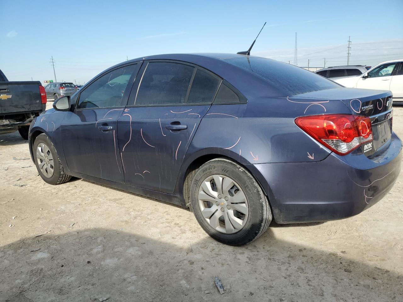 2014 Chevrolet Cruze VIN 1G1PA5SH1E7228592 Copart auction photo, all over damage thumbnail 2