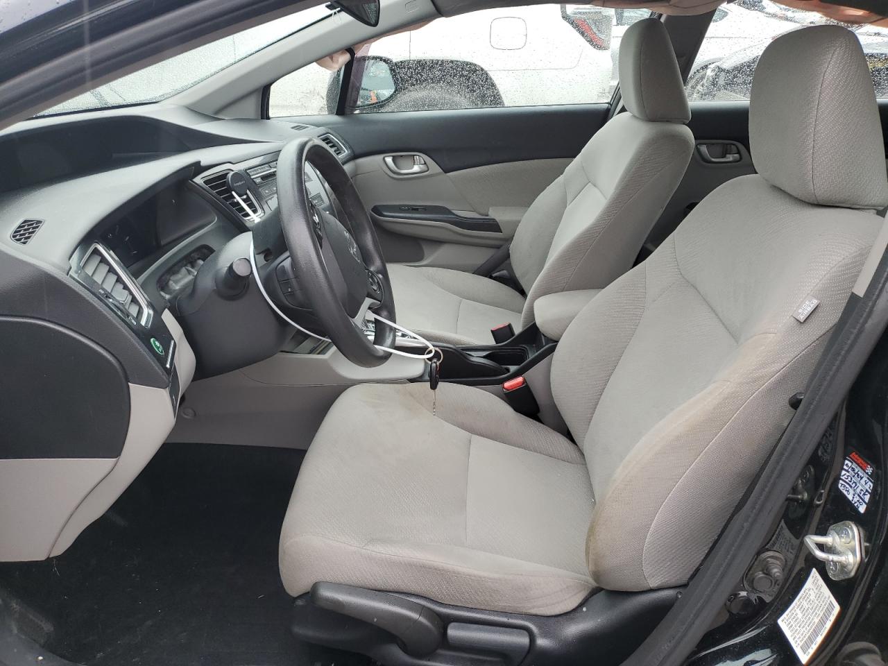 2013 Honda Civic VIN 2HGFB2F55DH301630 Copart auction photo, side / rear end damage thumbnail 7