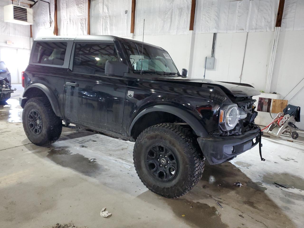 2022 Ford Bronco VIN 1FMDE5AH7NLB79711 Copart auction photo, front end / frame damage damage thumbnail 4