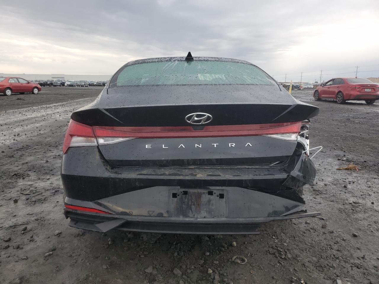 2022 Hyundai Elantra VIN KMHLM4AG6NU347512 Copart auction photo, all over damage thumbnail 6