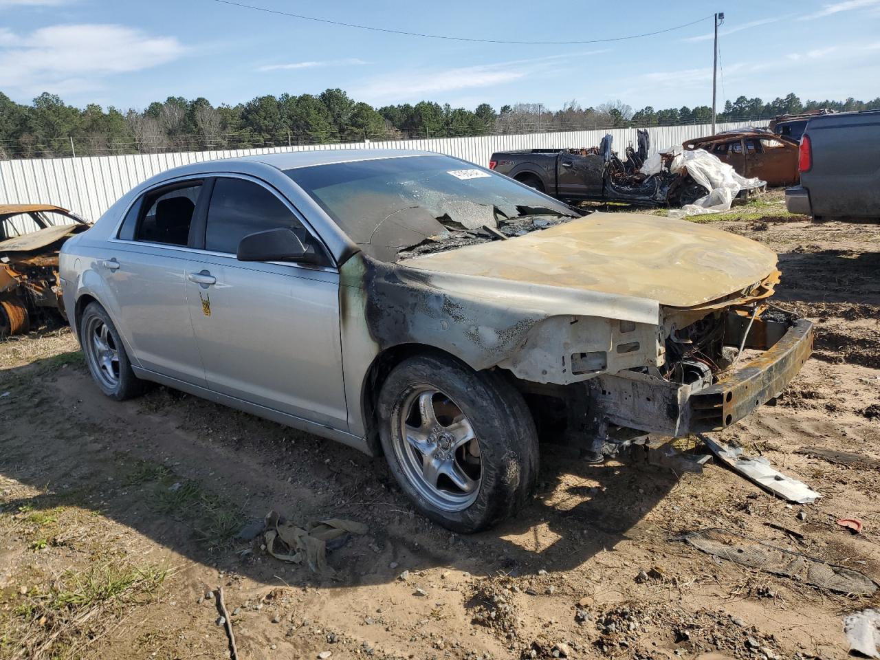 2011 Chevrolet Malibu VIN 1G1ZB5E19BF155493 Copart auction photo, burn damage thumbnail 4