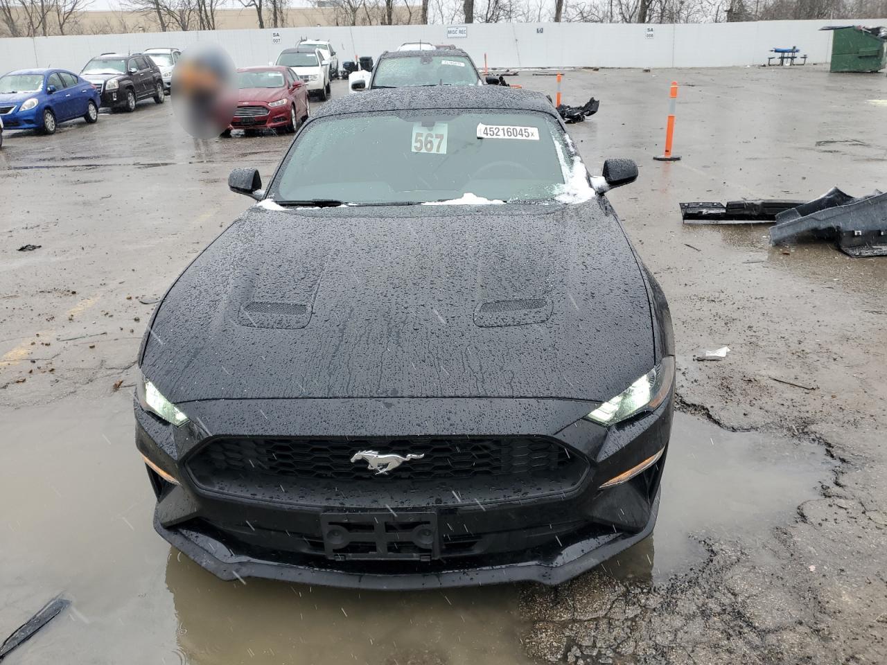 2020 Ford Mustang VIN 1FA6P8TH3L5154687 Copart auction photo, rear end damage thumbnail 5