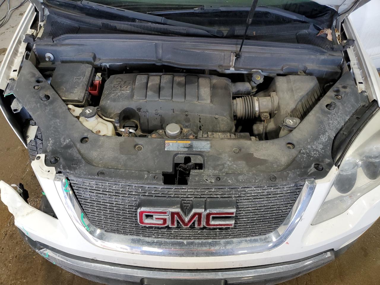 2011 GMC Acadia VIN 1GKKVRED2BJ387971 Copart auction photo, front end / side damage thumbnail 12