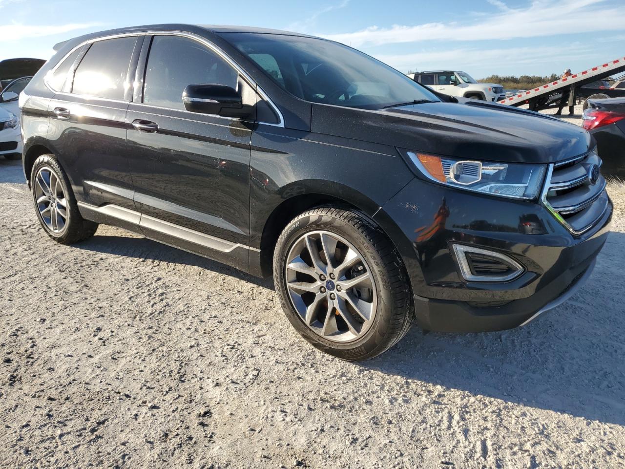 2015 Ford Edge VIN 2FMTK3K86FBB89414 Copart auction photo, water/flood damage thumbnail 4
