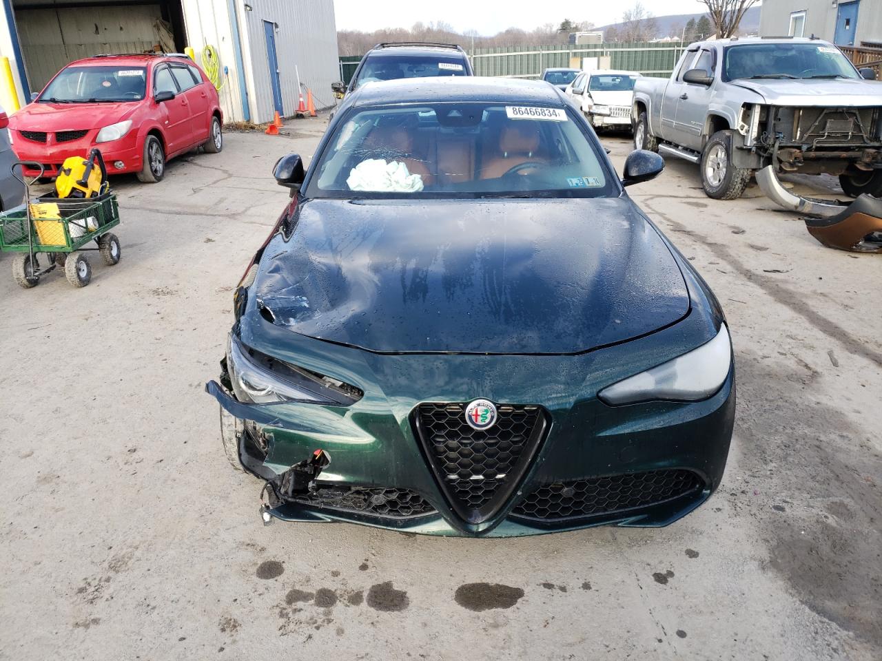 2020 Alfa Romeo Giulia VIN ZARFANBN2L7629435 Copart auction photo, all over damage thumbnail 5