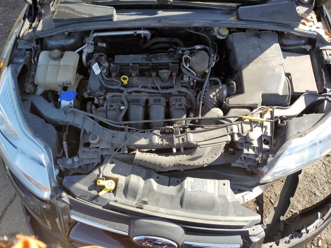 2014 Ford Focus VIN 1FADP3K21EL371211 Copart auction photo, front end damage thumbnail 11
