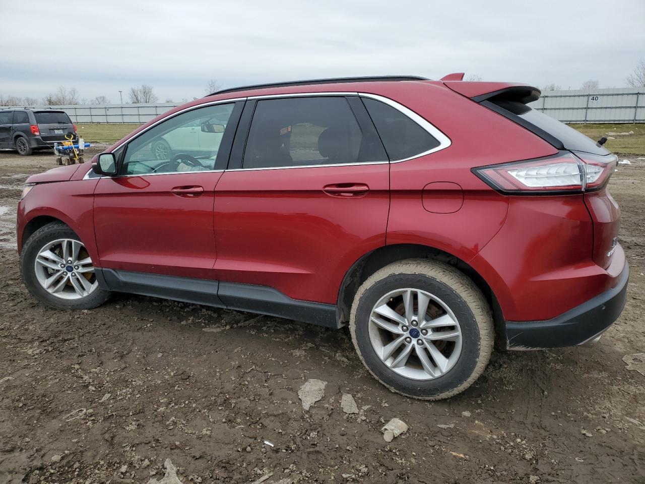 2017 Ford Edge VIN 2FMPK3J82HBB88363 Copart auction photo, front end / undercarriage damage thumbnail 2