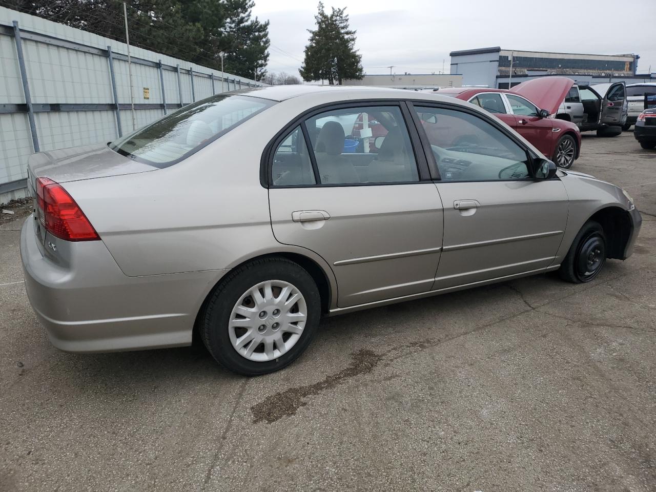 2004 Honda Civic VIN 1HGES16574L013469 Copart auction photo, front end damage thumbnail 3