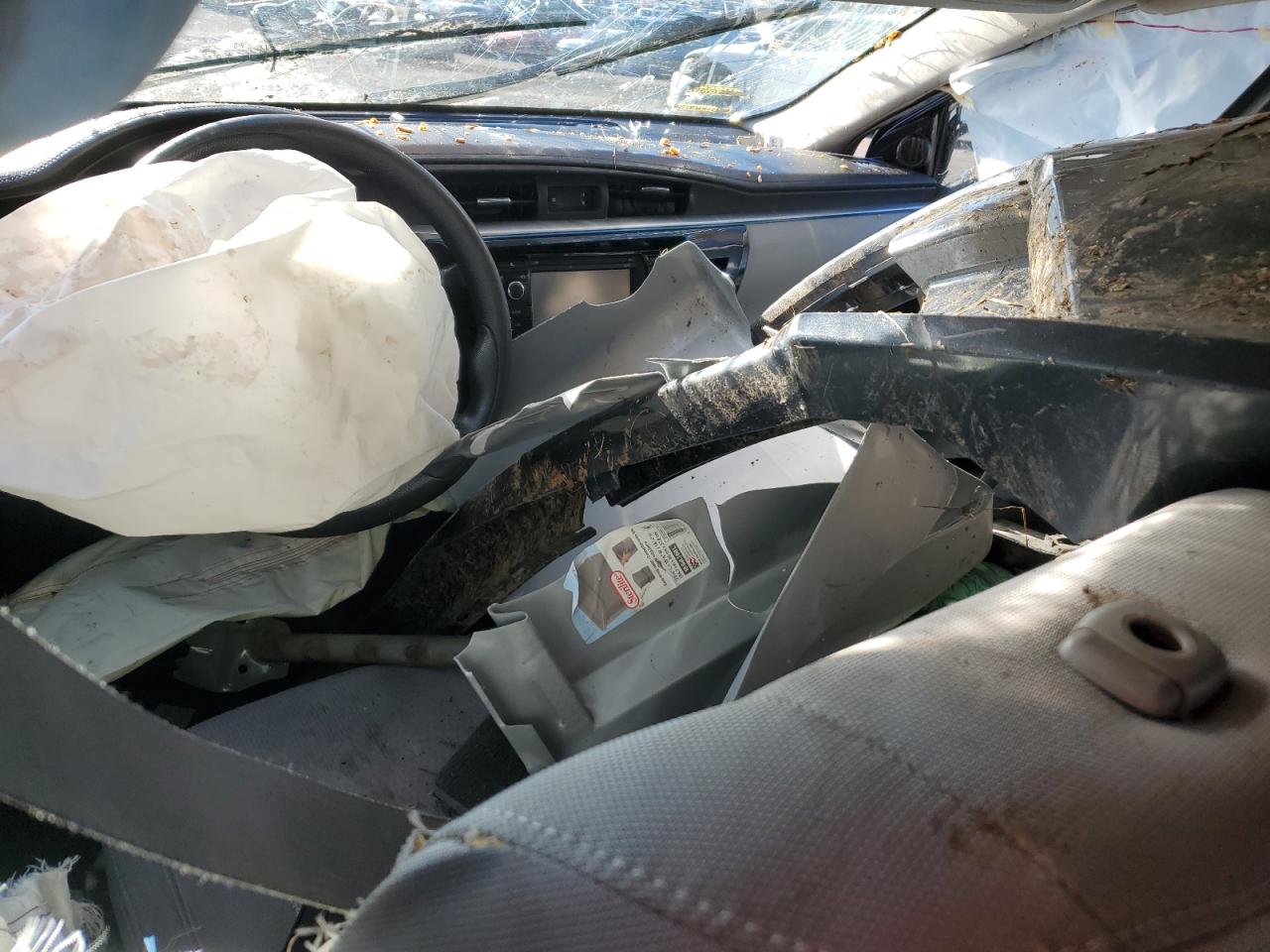 2015 Toyota Corolla VIN 2T1BURHE7FC399960 Copart auction photo, all over damage thumbnail 8