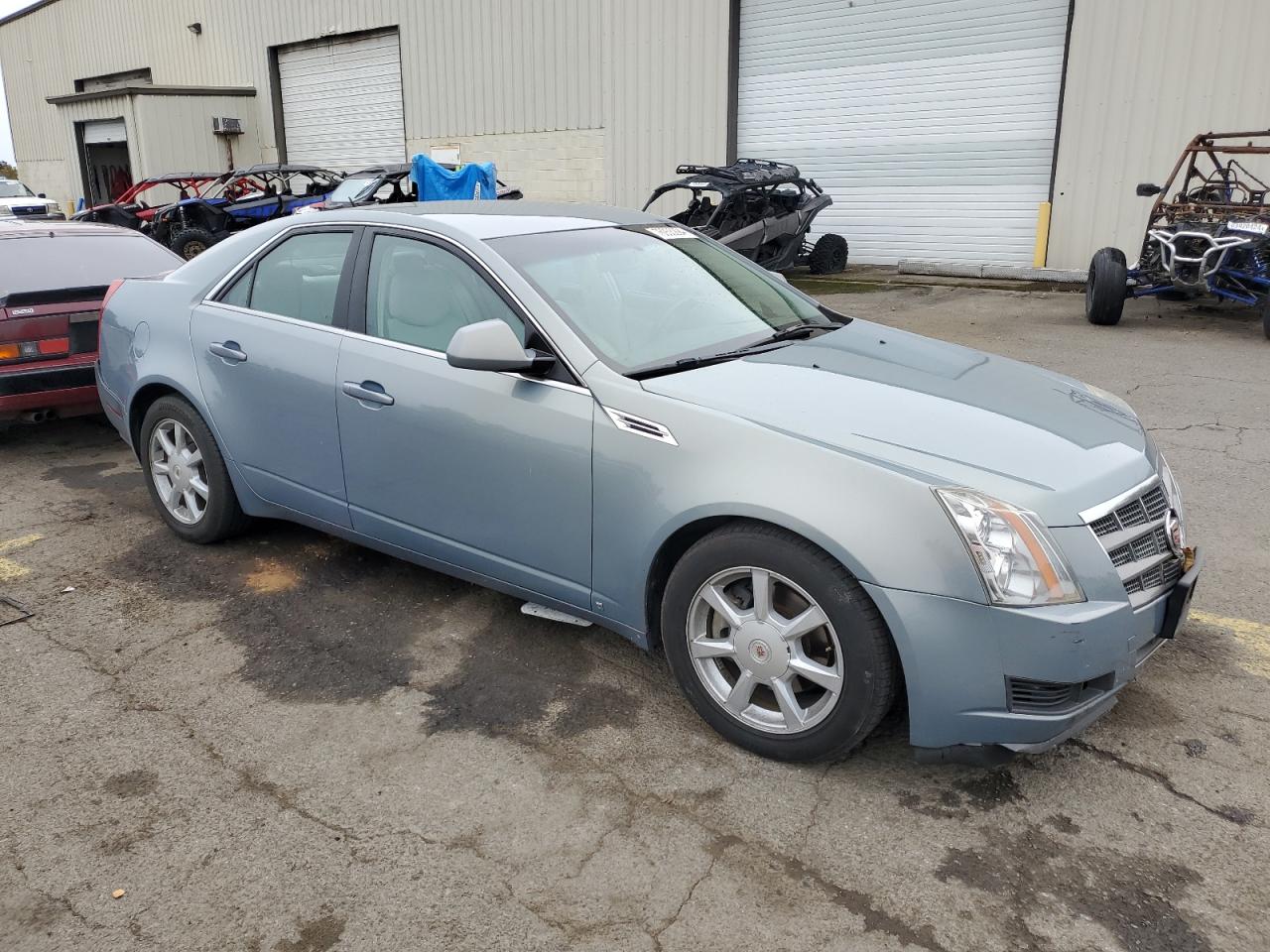 2008 Cadillac CTS VIN 1G6DF577180142422 Copart auction photo, rear end damage thumbnail 4