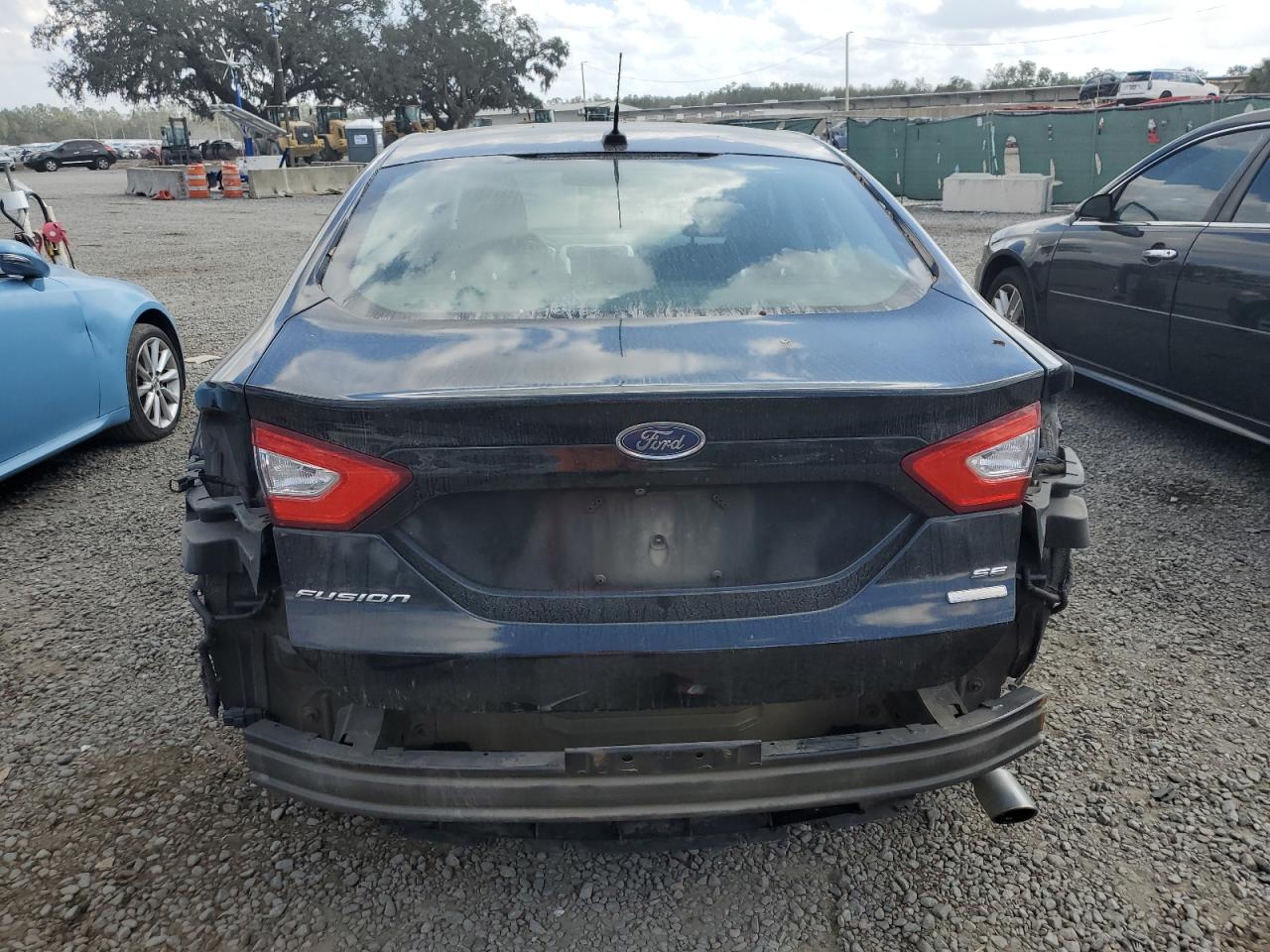 2016 Ford Fusion VIN 3FA6P0HD5GR273156 Copart auction photo, rear end / side damage thumbnail 6