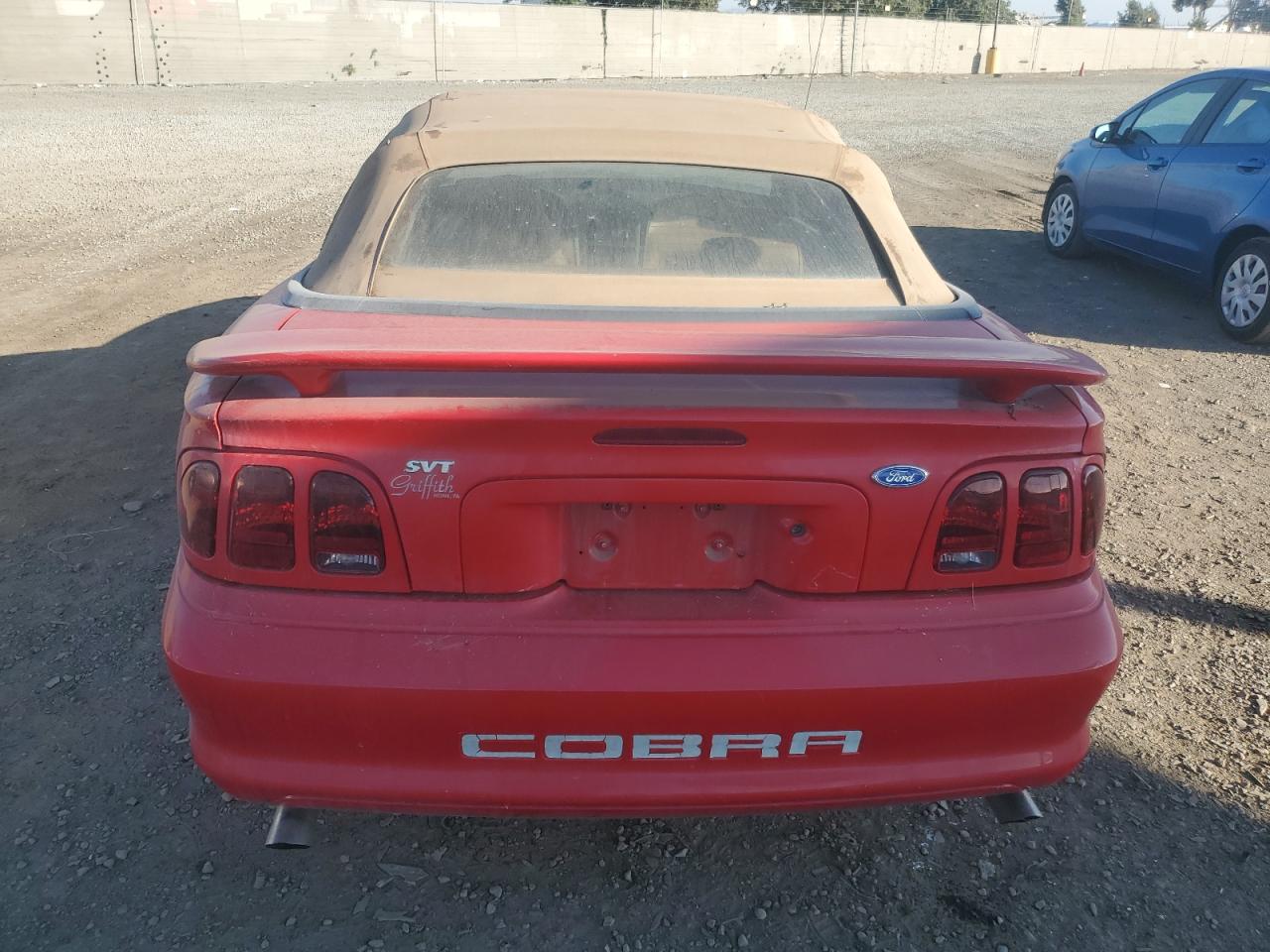 1997 Ford Mustang VIN 1FALP46V8VF169101 Copart auction photo, minor dent/scratches damage thumbnail 6