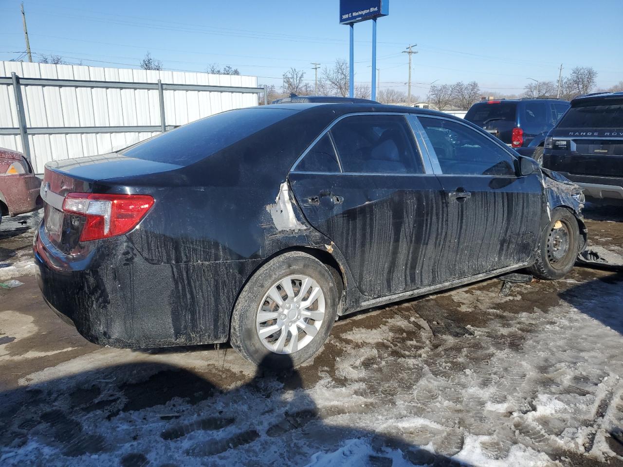 2012 Toyota Camry VIN 4T4BF1FK4CR245159 Copart auction photo, front end / side damage thumbnail 3