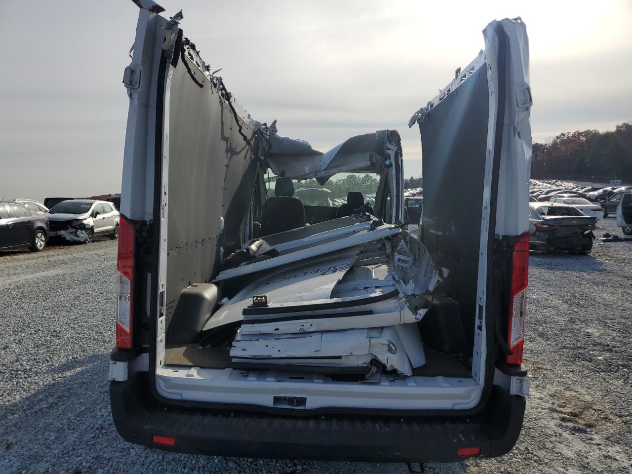 2023 Ford Transit VIN 1FTBR1X84PKB97348 Copart auction photo, all over damage thumbnail 6