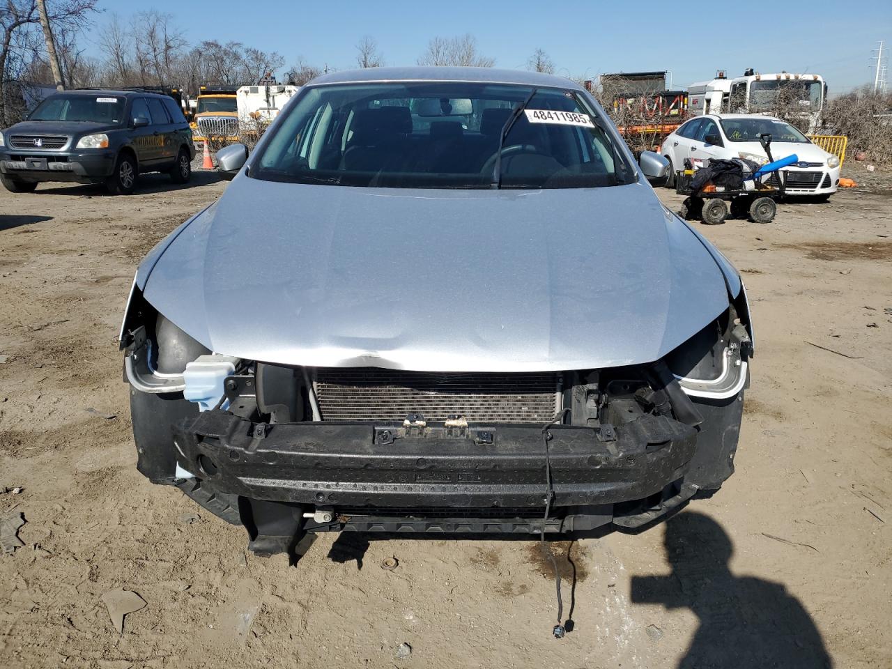 2017 Volkswagen Passat VIN 1VWAT7A39HC078538 Copart auction photo, front end damage thumbnail 5