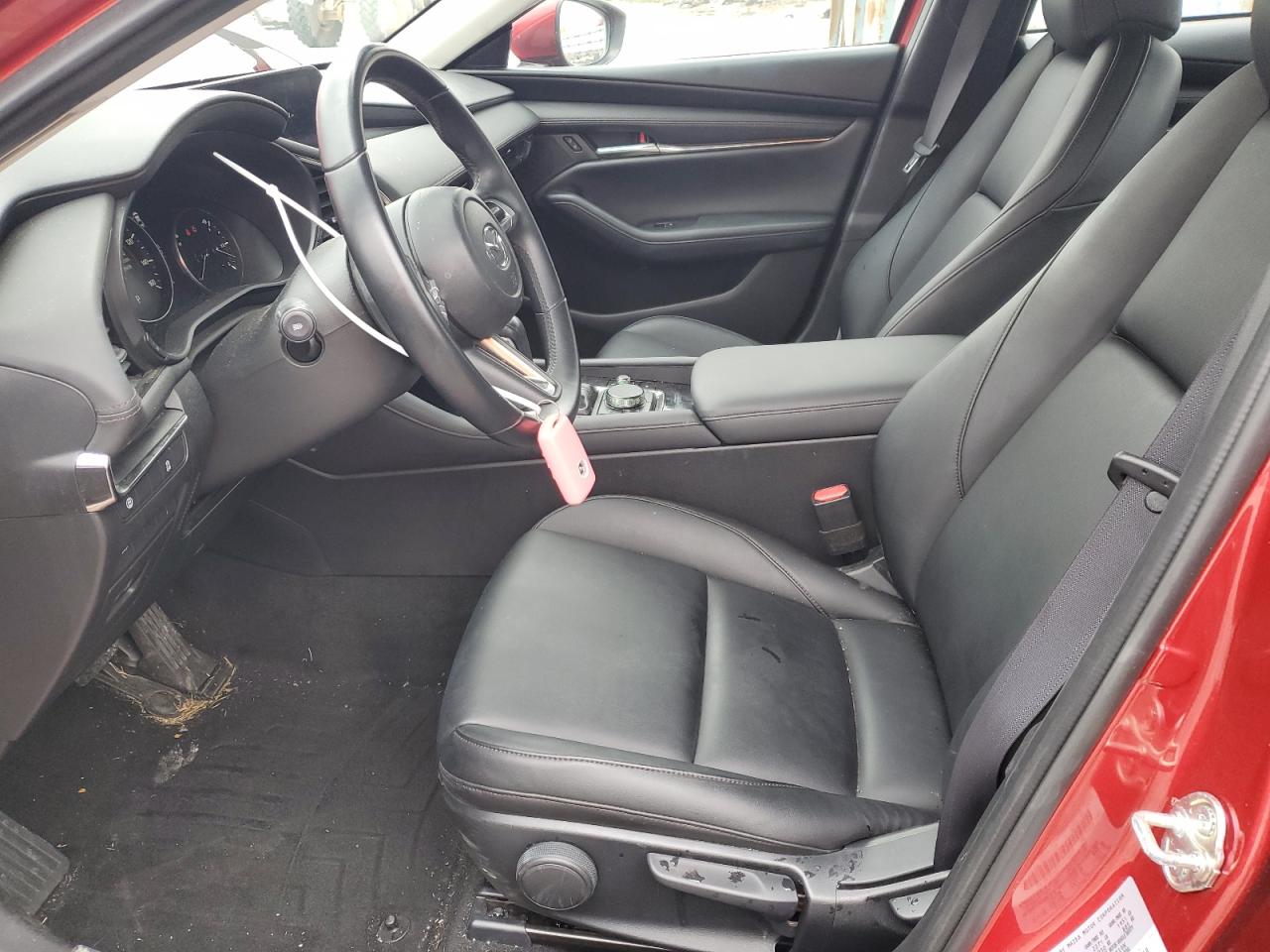 2019 Mazda 3 VIN JM1BPBAM2K1121367 Copart auction photo, side damage thumbnail 7