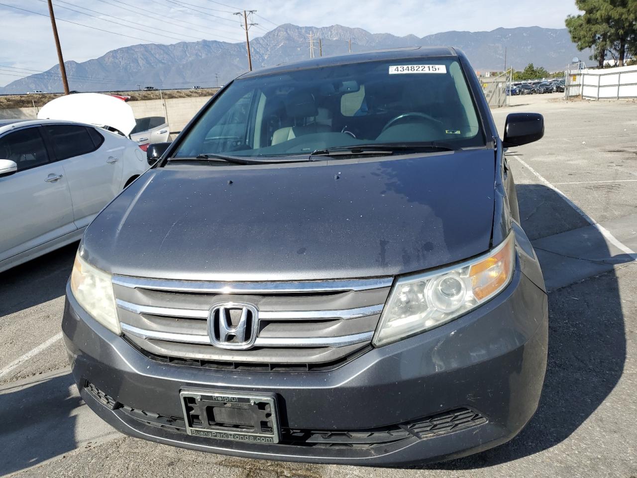 2013 Honda Odyssey VIN 5FNRL5H62DB036221 Copart auction photo, front end damage thumbnail 5