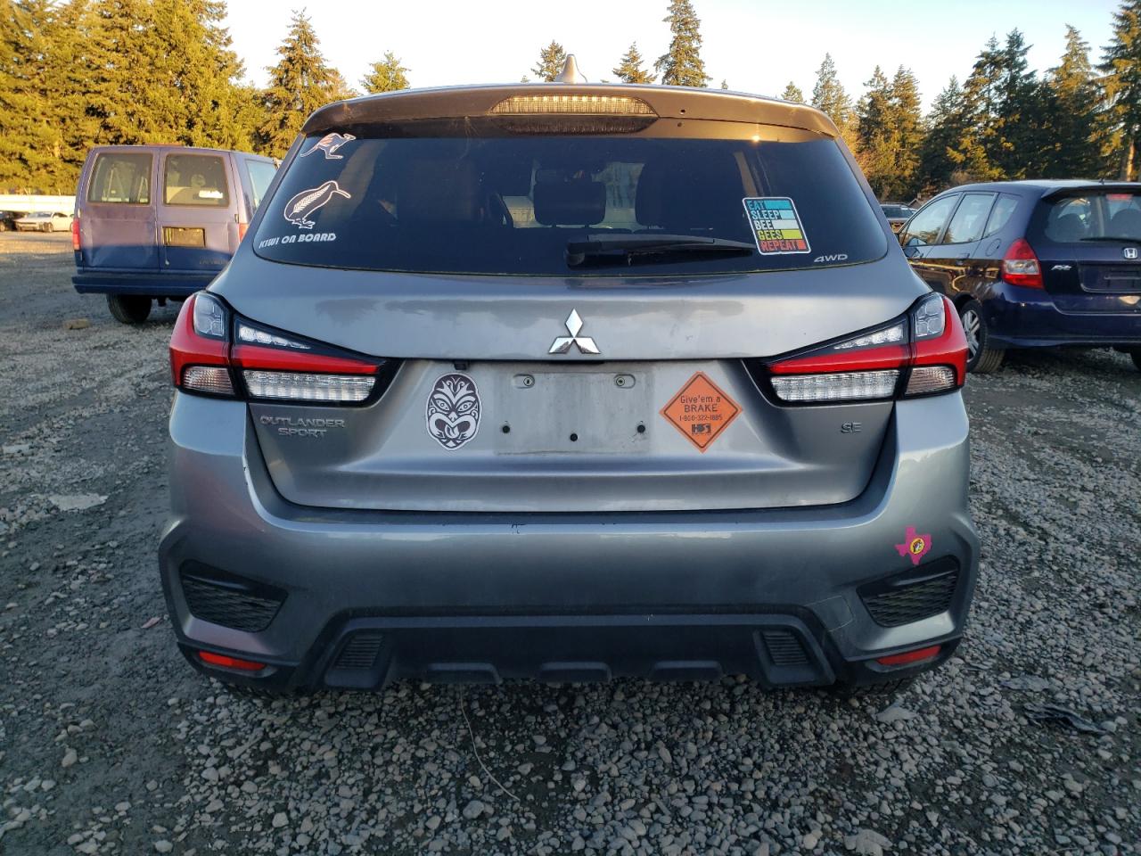 2020 Mitsubishi Outlander VIN JA4AR3AU2LU024224 Copart auction photo, mechanical damage thumbnail 6