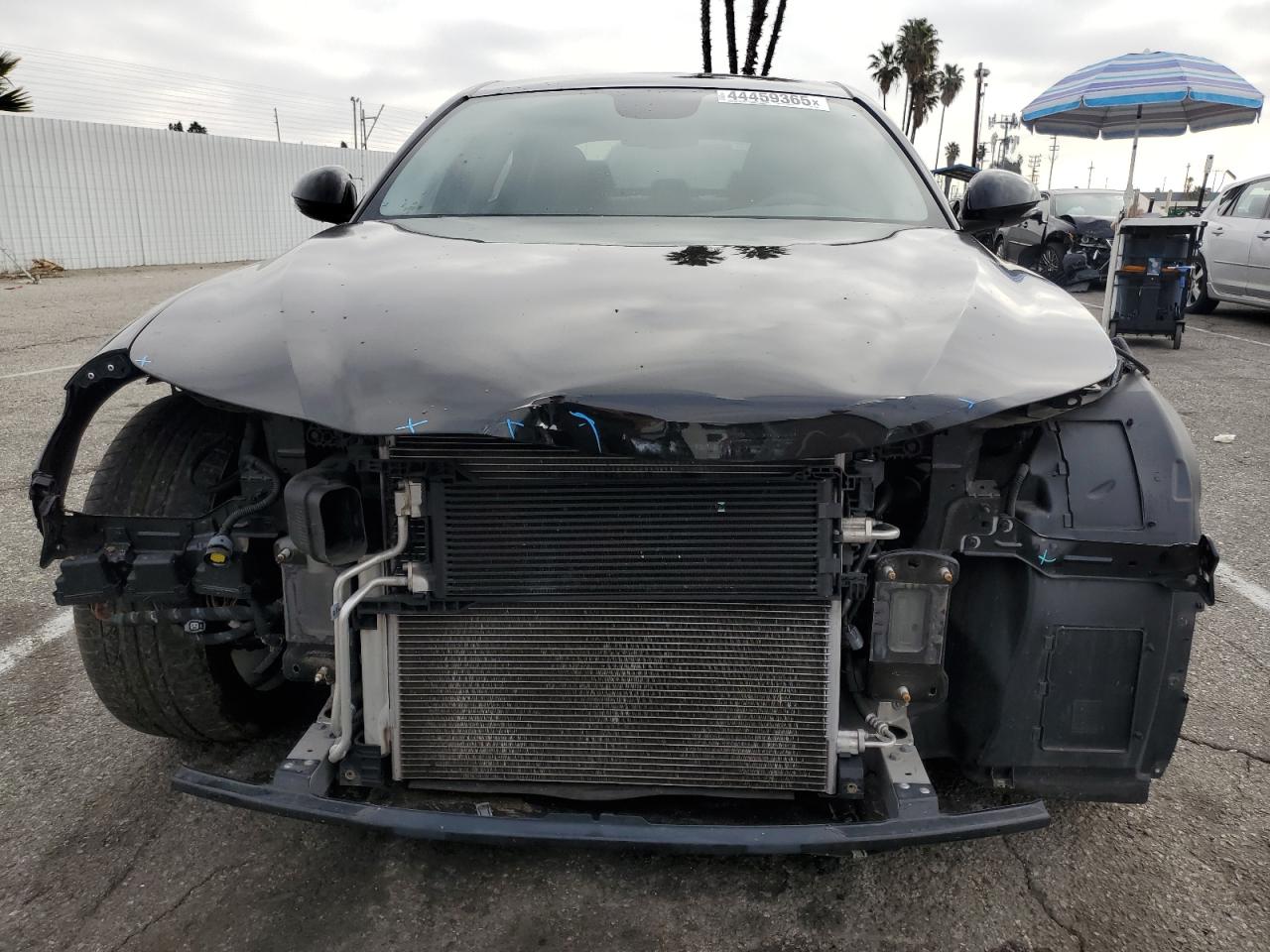 2019 Alfa Romeo Giulia VIN ZARFAMAN8K7598380 Copart auction photo, front end / minor dent/scratches damage thumbnail 5