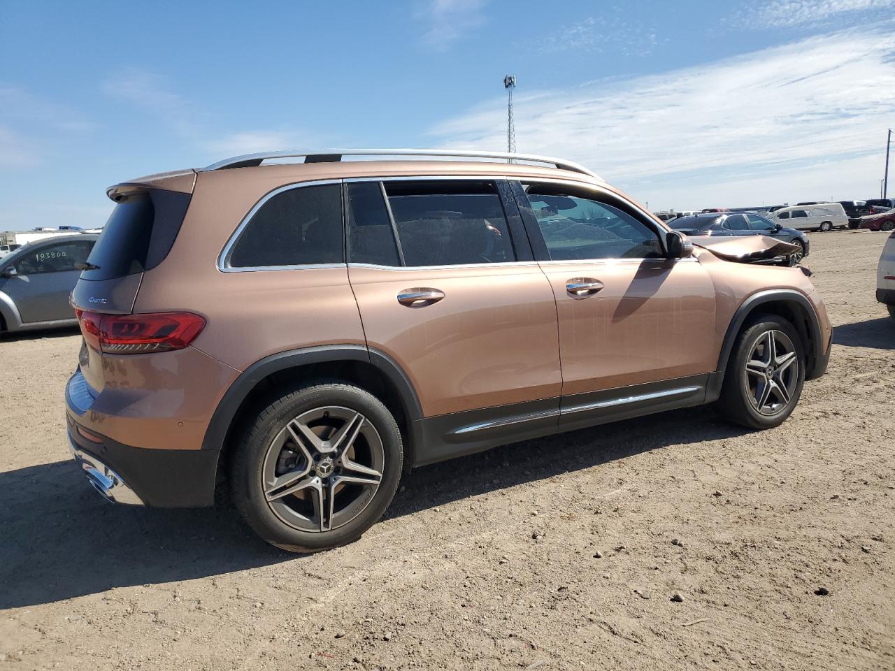 2022 Mercedes-Benz GLB VIN W1N4M4HB9NW197802 Copart auction photo, front end damage thumbnail 3
