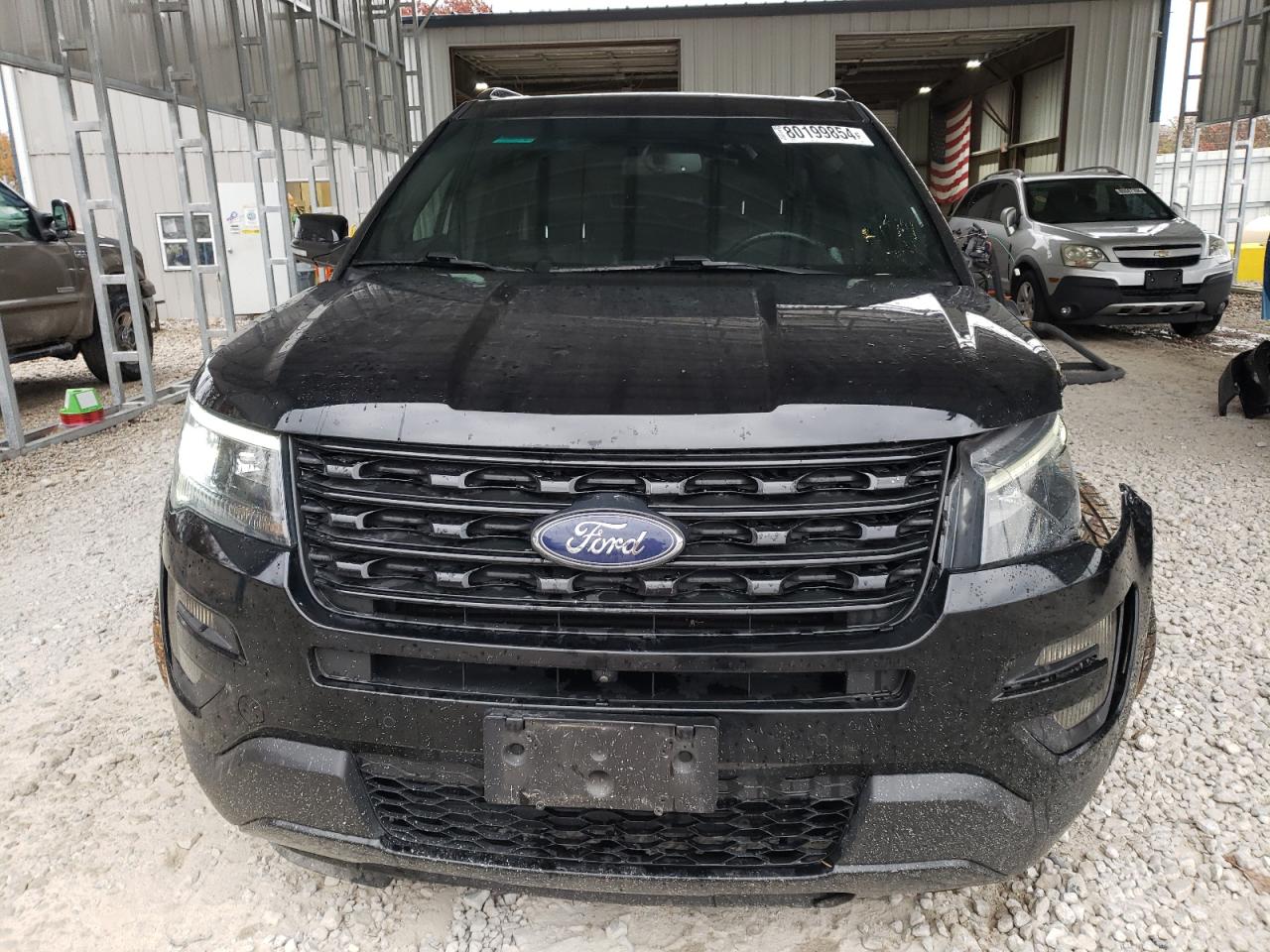 2017 Ford Explorer VIN 1FM5K8GT5HGB78967 Copart auction photo, front end / side damage thumbnail 5
