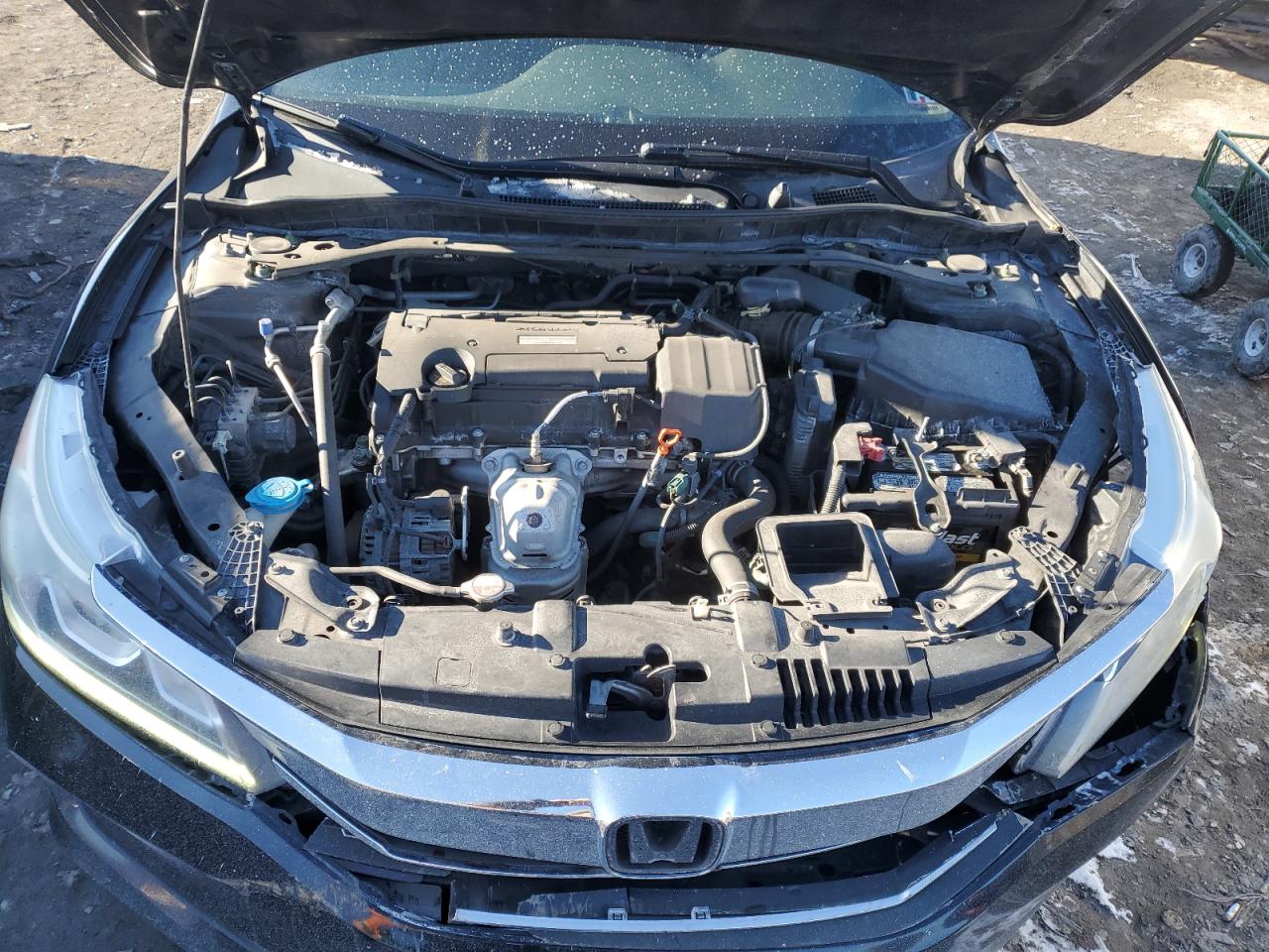 2017 Honda Accord VIN 1HGCR2F56HA250657 Copart auction photo, front end damage thumbnail 11