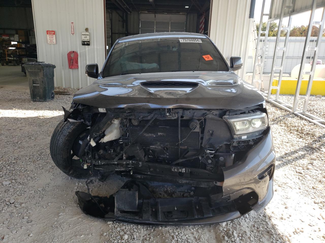 2021 Dodge Durango VIN 1C4SDJCT2MC573639 Copart auction photo, front end / minor dent/scratches damage thumbnail 5