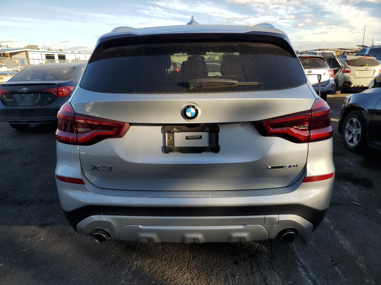 2021 BMW X3 VIN 5UXTY5C04M9E22516 Copart auction photo, undercarriage damage thumbnail 6