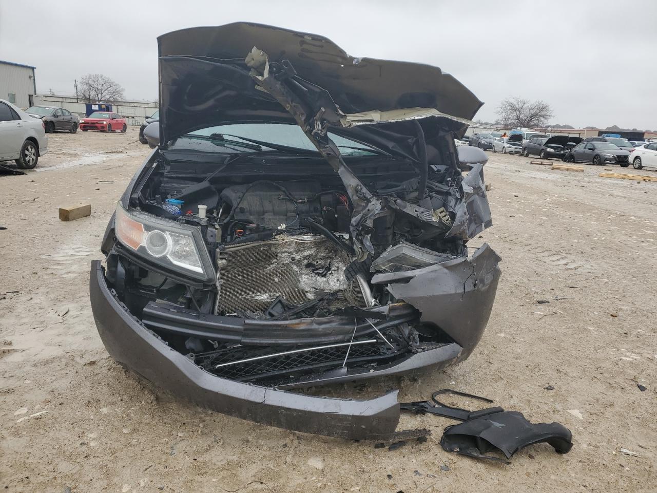 2016 Honda Odyssey VIN 5FNRL5H67GB094703 Copart auction photo, front end damage thumbnail 5