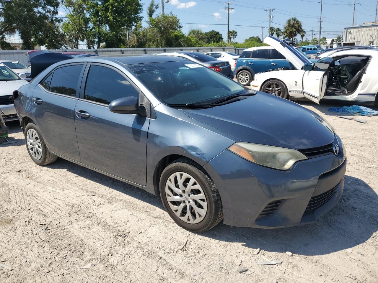 2014 Toyota Corolla VIN 2T1BURHE5EC223164 Copart auction photo, rear end damage thumbnail 4