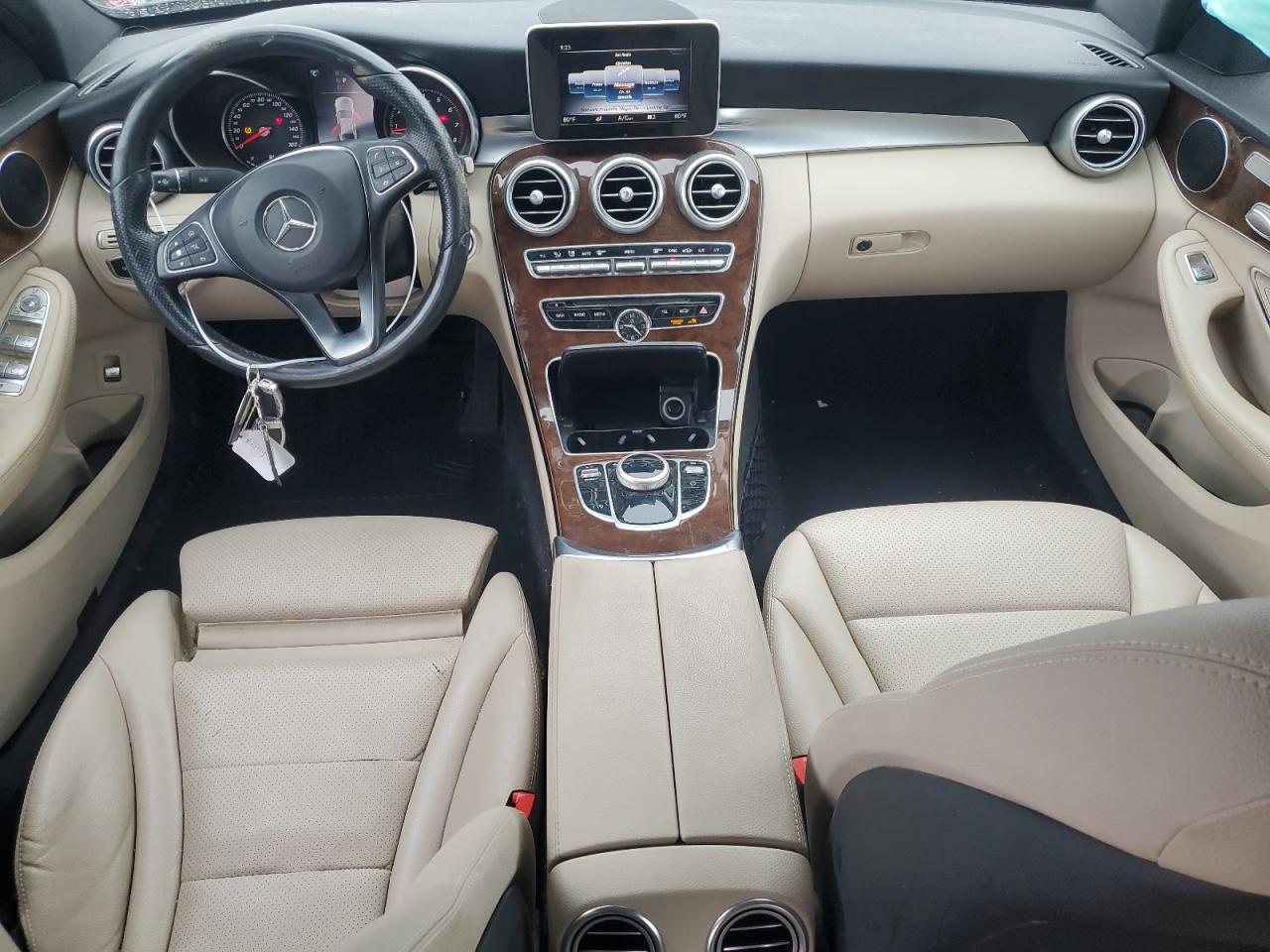 2018 Mercedes-Benz C-klasse VIN WDDWF4KB7JR416614 Copart auction photo, side damage thumbnail 8