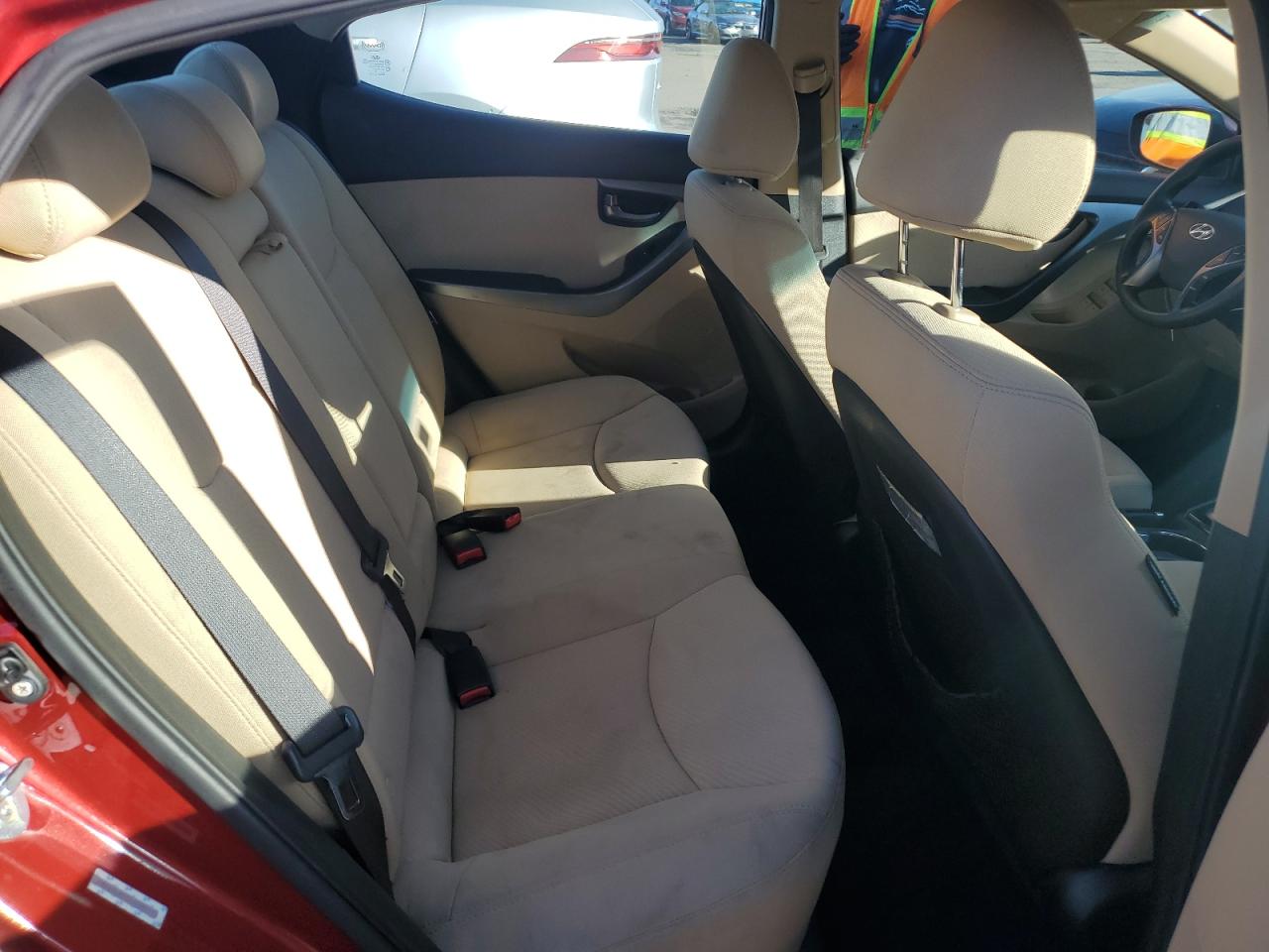 2013 Hyundai Elantra VIN KMHDH4AE3DU498555 Copart auction photo, front end damage thumbnail 10
