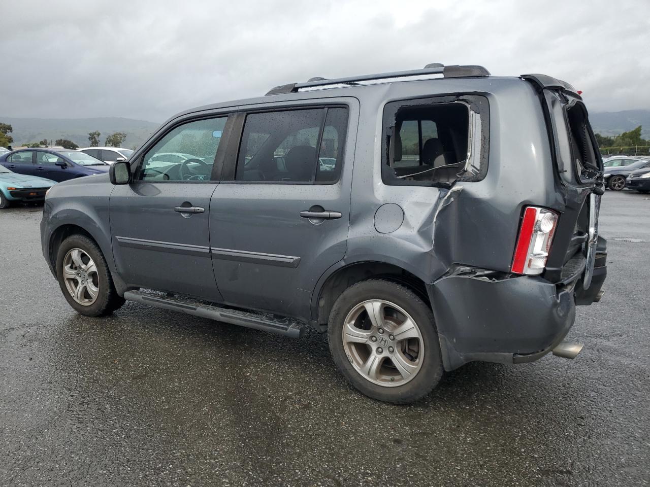 2012 Honda Pilot VIN 5FNYF4H47CB044566 Copart auction photo, rear end damage thumbnail 2