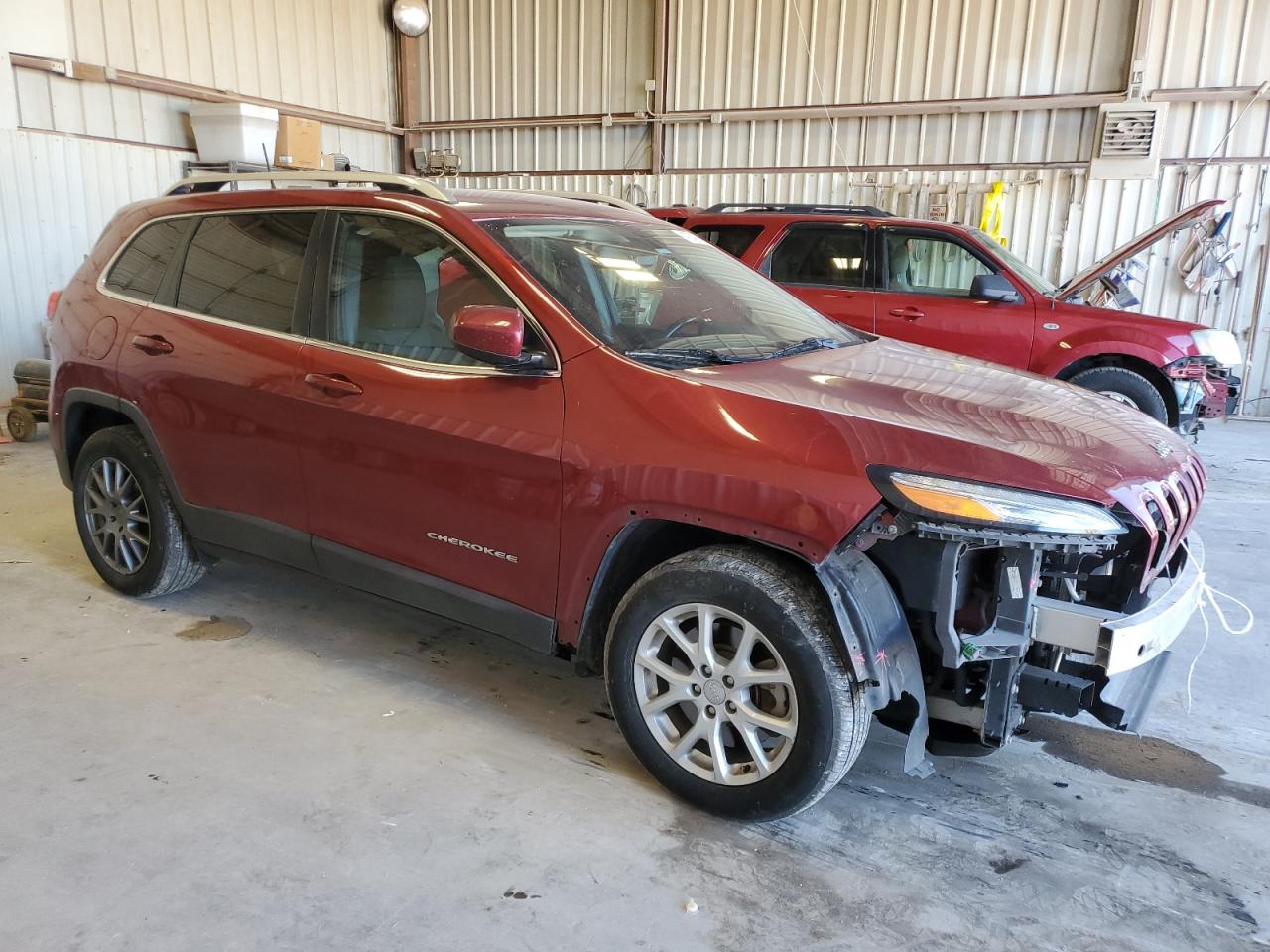 2017 Jeep Grand Cherokee VIN 1C4PJLCB1HD240768 Copart auction photo, front end / hail damage thumbnail 4