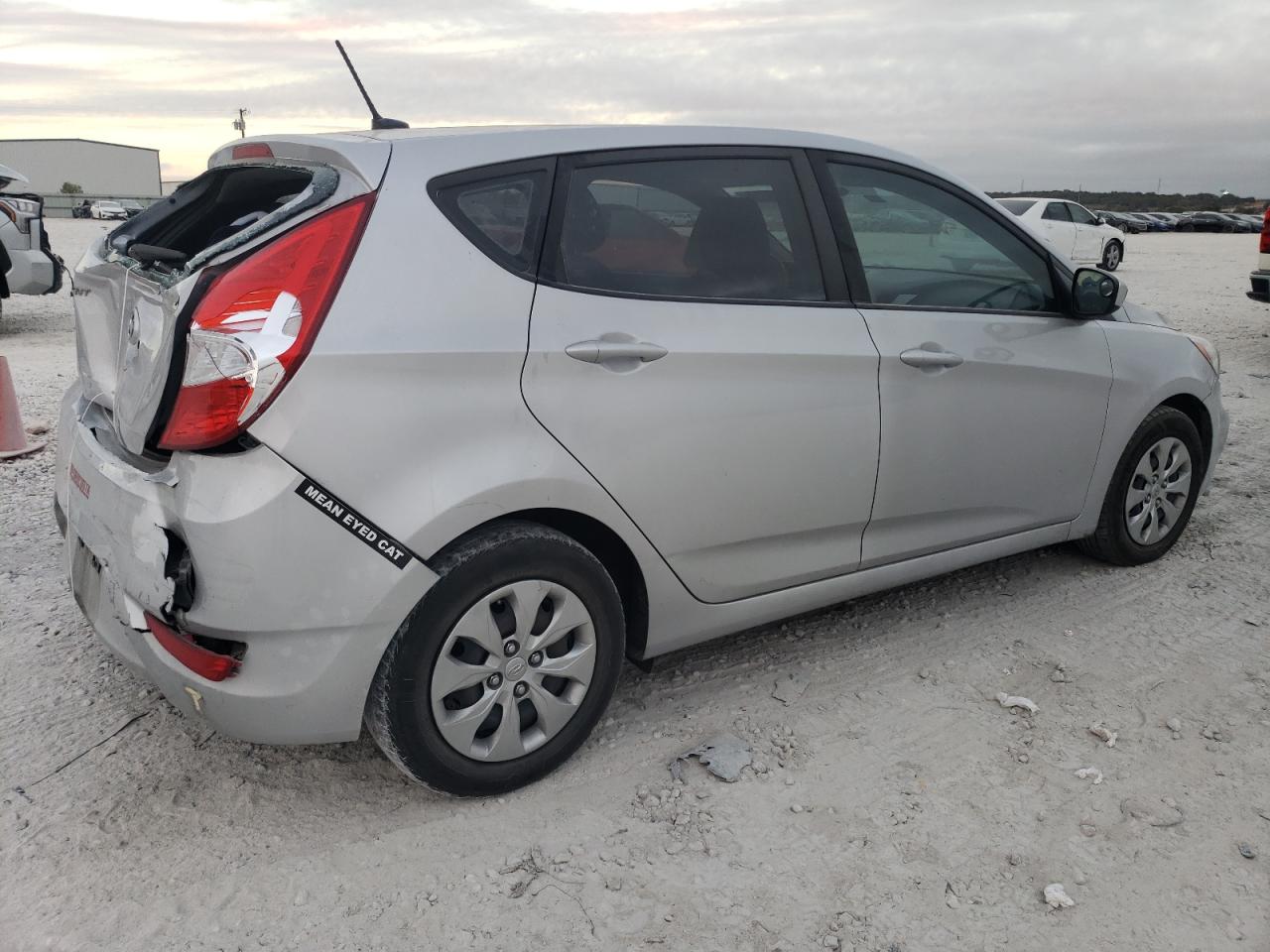 2017 Hyundai Accent VIN KMHCT5AE4HU341753 Copart auction photo, rear end / side damage thumbnail 3