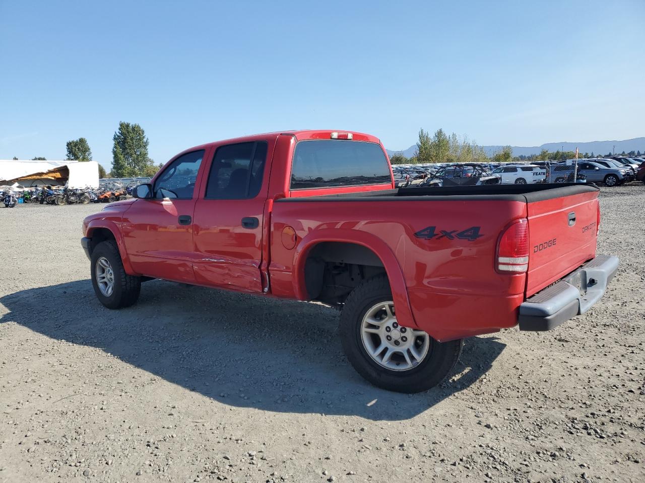 2004 Dodge Dakota VIN 1D7HG38K24S713939 Copart auction photo, side damage thumbnail 2