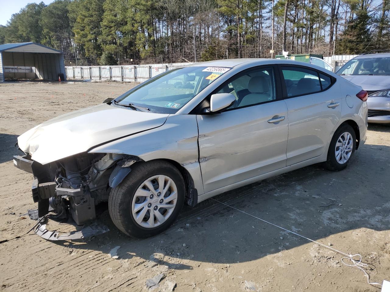 2018 Hyundai Elantra VIN 5NPD74LF4JH322682