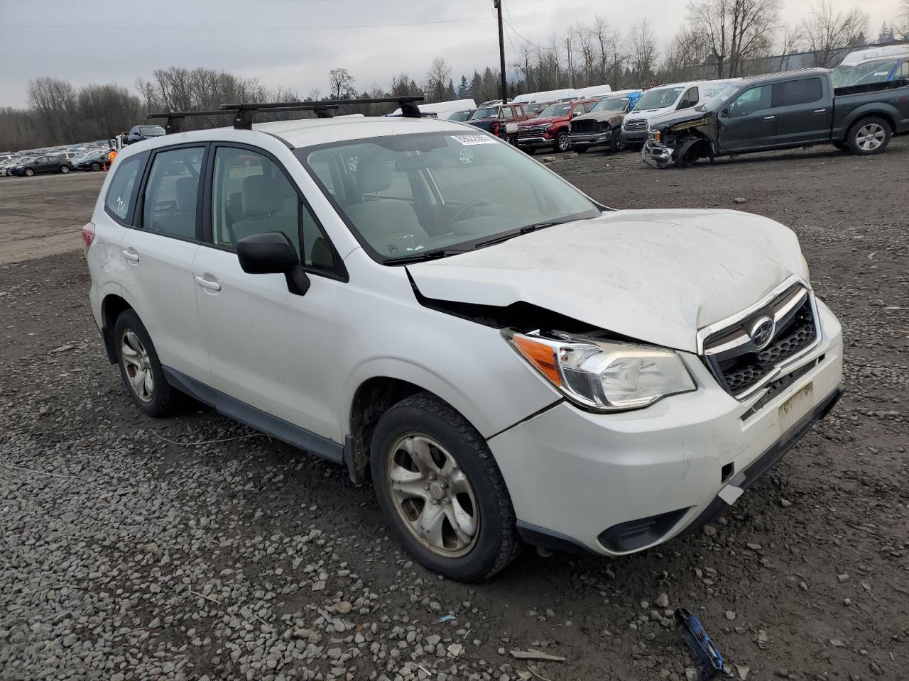 2014 Subaru Forester VIN JF2SJAAC5EG423354 Copart auction photo, front end damage thumbnail 4