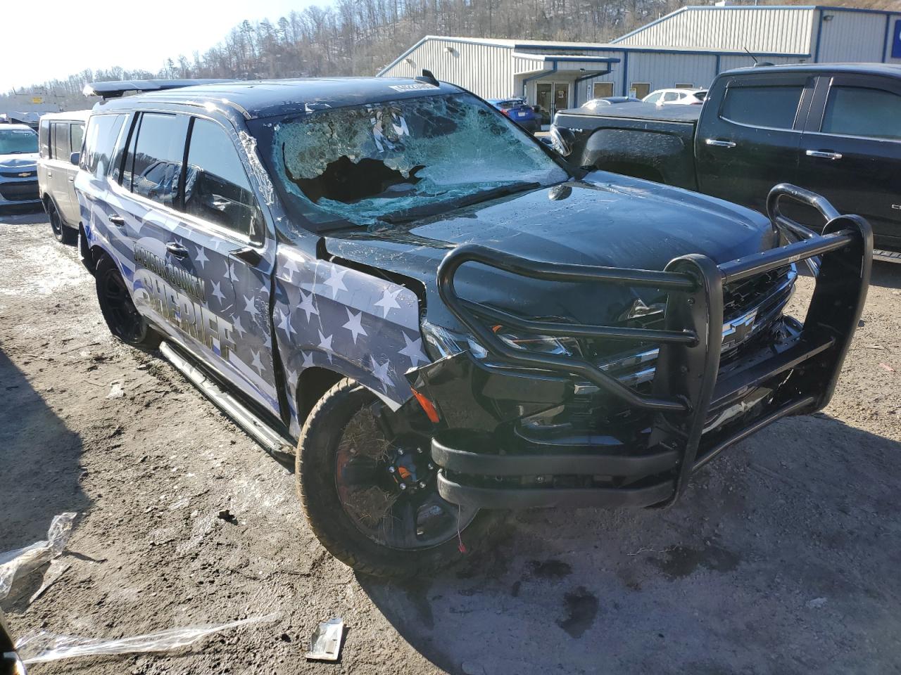 2023 Chevrolet Tahoe VIN 1GNSKLED2PR224271 Copart auction photo, all over damage thumbnail 4