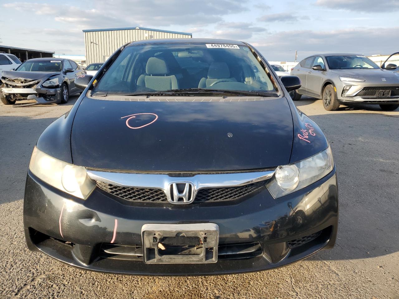2009 Honda Civic VIN 19XFA165X9E004741 Copart auction photo, rear end damage thumbnail 5