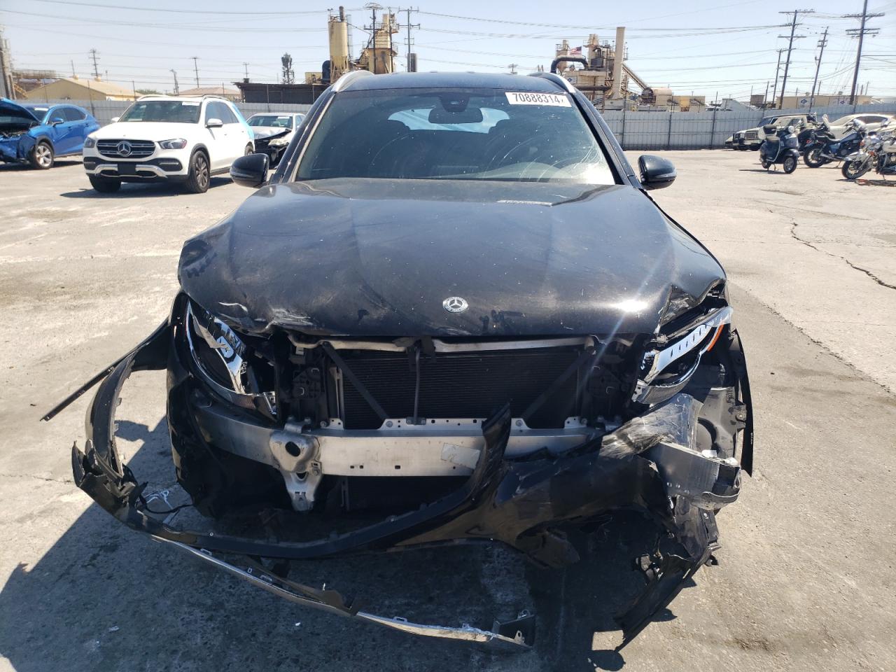 2019 Mercedes-Benz GLC VIN WDC0G4JB8KV164423 Copart auction photo, all over damage thumbnail 5