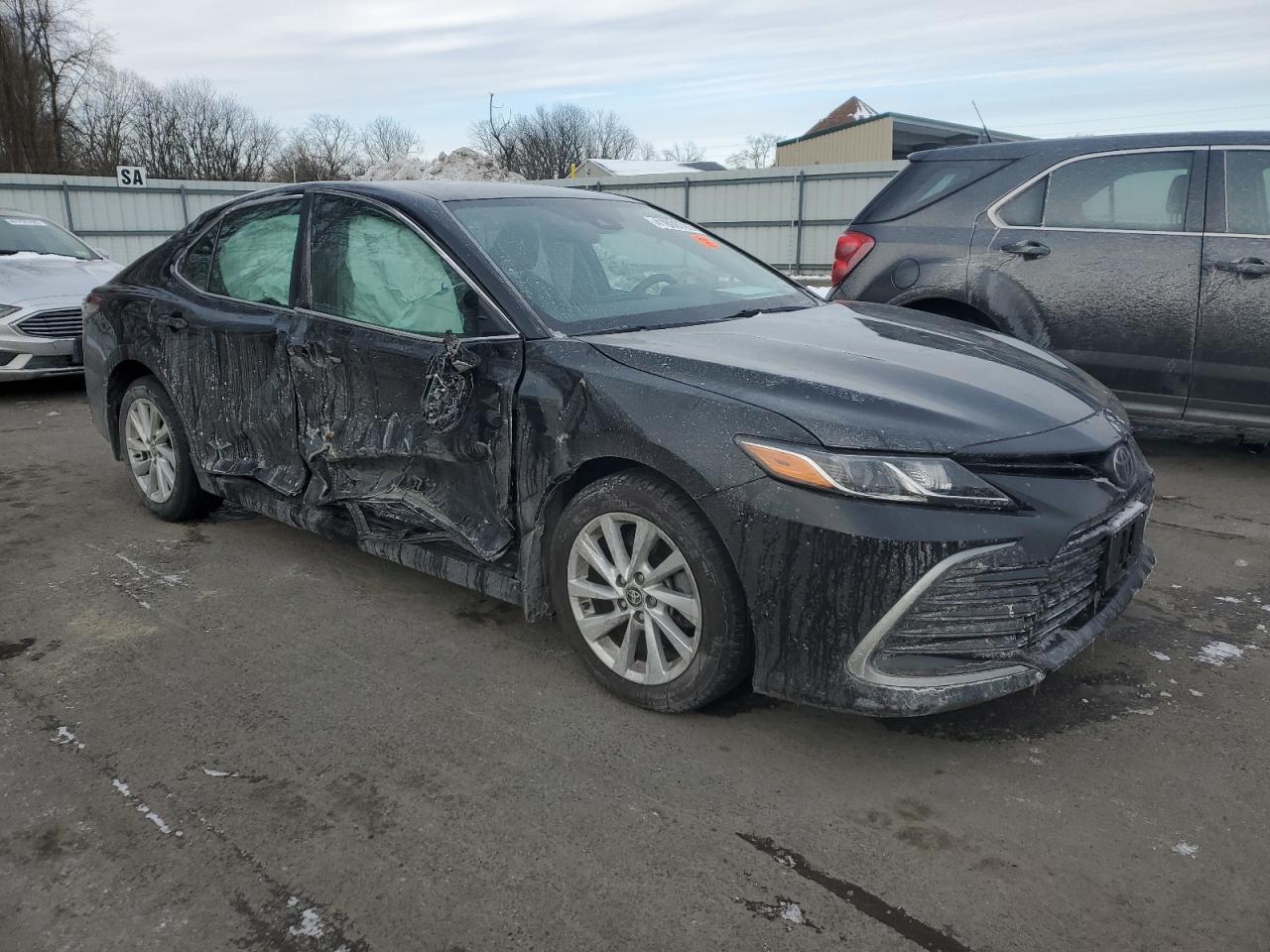 2021 Toyota Camry VIN 4T1C11BK7MU039340 Copart auction photo, side damage thumbnail 4