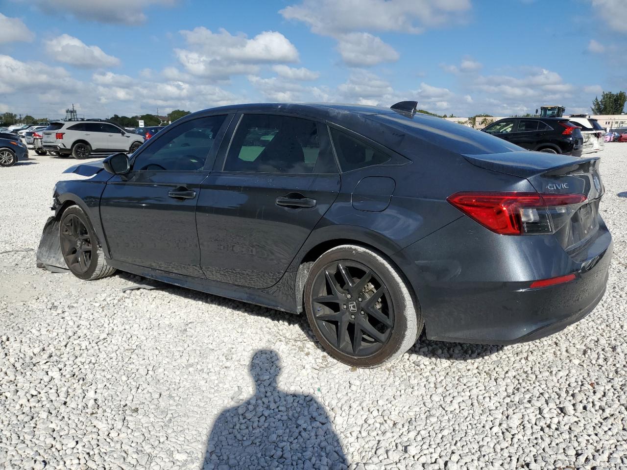 2024 Honda Civic VIN 2HGFE2F51RH547914 Copart auction photo, front end damage thumbnail 2