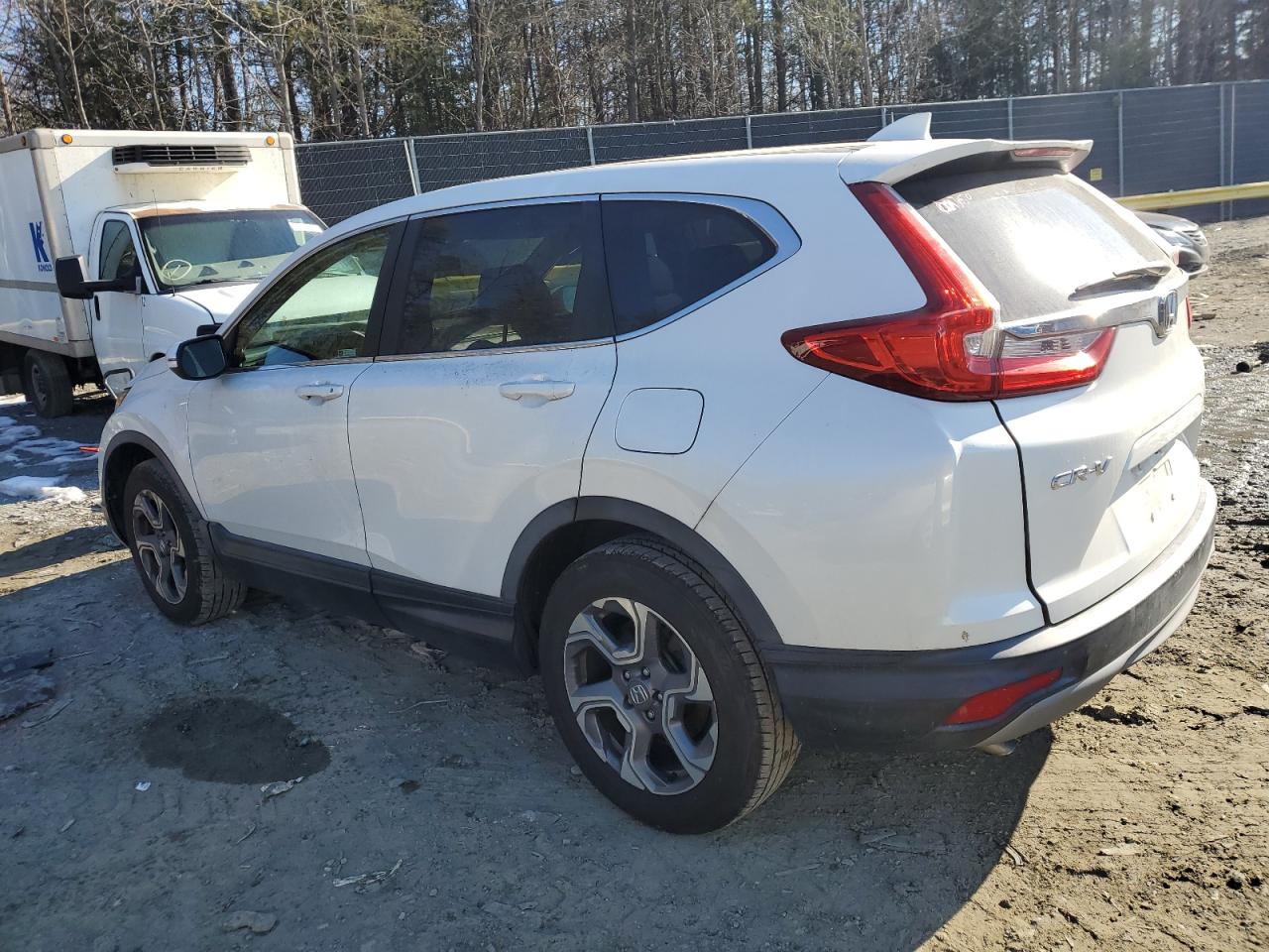 2019 Honda CR-V VIN JHLRW2H51KX017615 Copart auction photo, all over / undercarriage damage thumbnail 2