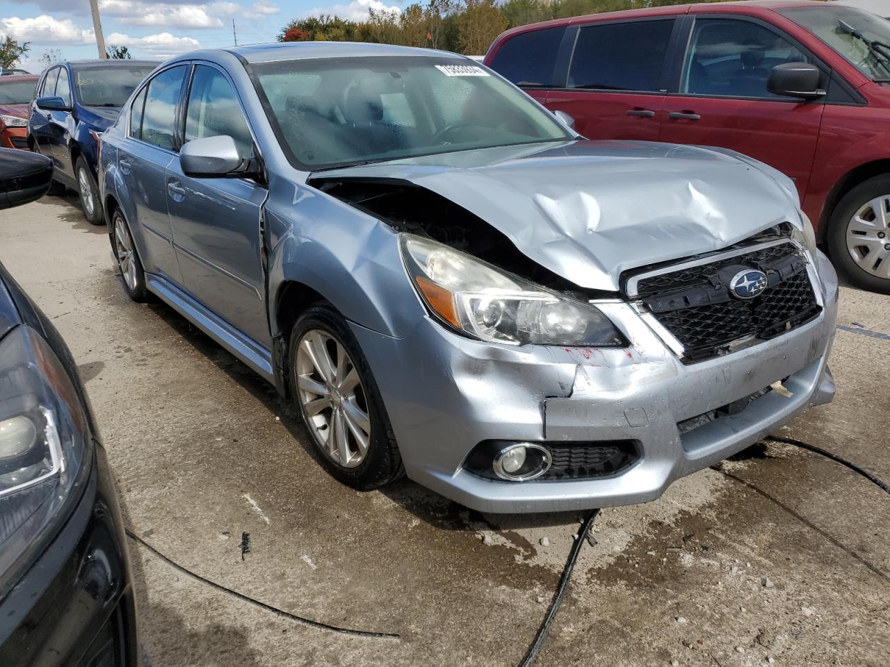 2014 Subaru Legacy VIN 4S3BMBL69E3005390 Copart auction photo, front end damage thumbnail 4