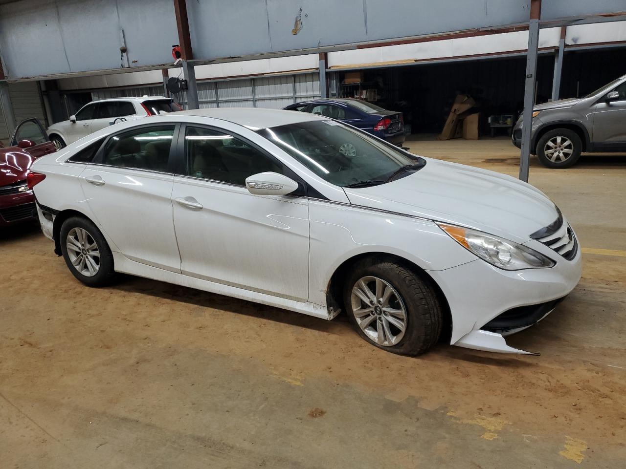 2014 Hyundai Sonata VIN 5NPEB4AC5EH836283 Copart auction photo, all over damage thumbnail 4