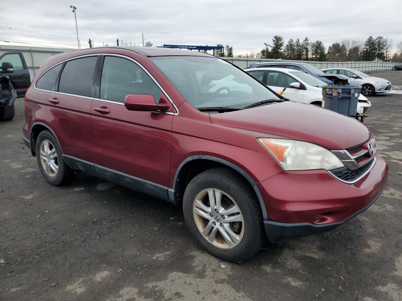 2011 Honda CR-V VIN 5J6RE4H71BL096024 Copart auction photo, rear end damage thumbnail 4